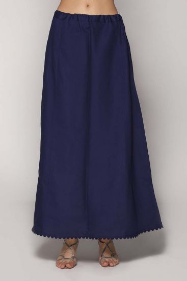 Classic Navy Blue Cotton Petticoat