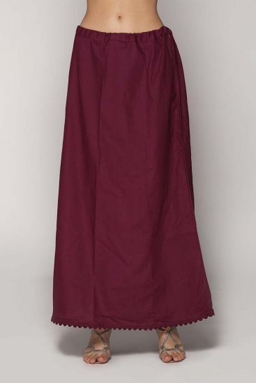 Classic Purple Cotton Petticoat