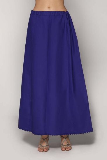 Classic Royal Blue Cotton Petticoat