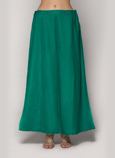 Buy Green Cotton Petticoat