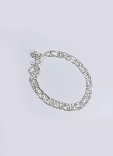 Silver Delicate Chain Design Payal